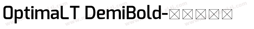 0ptimaLT DemiBold字体转换
